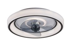RABALUX 71009 Horacio stropné svietidlo s ventilátorom LED D470mm 67W/5850lm 3000-6000K čierna, biela, diaľkový ovládač