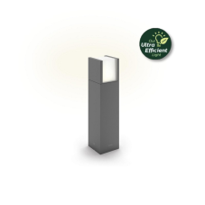 Philips 8720169278066 UltraEfficient Arbour vonkajšie stojanové svietidlo/záhradný stĺpik V400mm LED 3,8W/800lm 2700K IP44 antracit