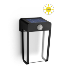 Philips 8720169265509 Outdoor solar Shroud solárne nástenné svietidlo so senzorom PIR LED 2,3W 250/25lm 2700K IP44 čierna, čírá