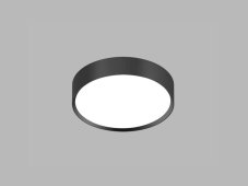 LED2 1234253 MIRA exteriérové stropní svítidlo LED D250mm 9-18W 3000K/4000K/5700K IP65 černá