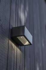 LUTEC 5189103118 GEMINI nástenné LED svietidlo 10,5W 4000K IP54 tmavá šedá