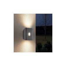 TRIO 246660342 SANTERNO vonkajšie nástenné svietidlo SMD LED 7,5W/850lm 2300+3000+4000K IP54 antracit