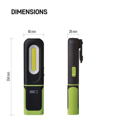 EMOS P4537 nabíjecí pracovní LED svítilna 330lm