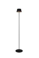 TRIO Reality R47706132 SUAREZ vonkajšia stojacia lampa SMD LED V1230mm 1,5W/200lm 3000K IP44 čierna matná, nabíjateľná batéria, USB-C port, ON/OFF