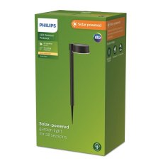 Philips 8720169265646 Outdoor solar Vynce solární zapichovací svítidlo/sloupek LED 1,5W/200lm 2700K IP44 černá