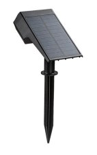 RABALUX 77088 Nantes solárne zapichovacie svietidlo/reflektor so senzorom LED 0,5W/50lm 3000K IP65 čierna, priehľadná