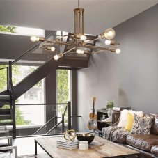 Závesné svietidlo Ideal lux 160269 TRIUMPH SP8 8xE27 60W leštený