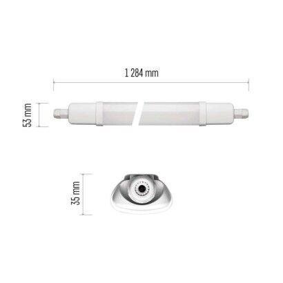 Emos ZT3120 LED prachotěsné svítidlo DUSTY 37W 3800lm 4000K IP65