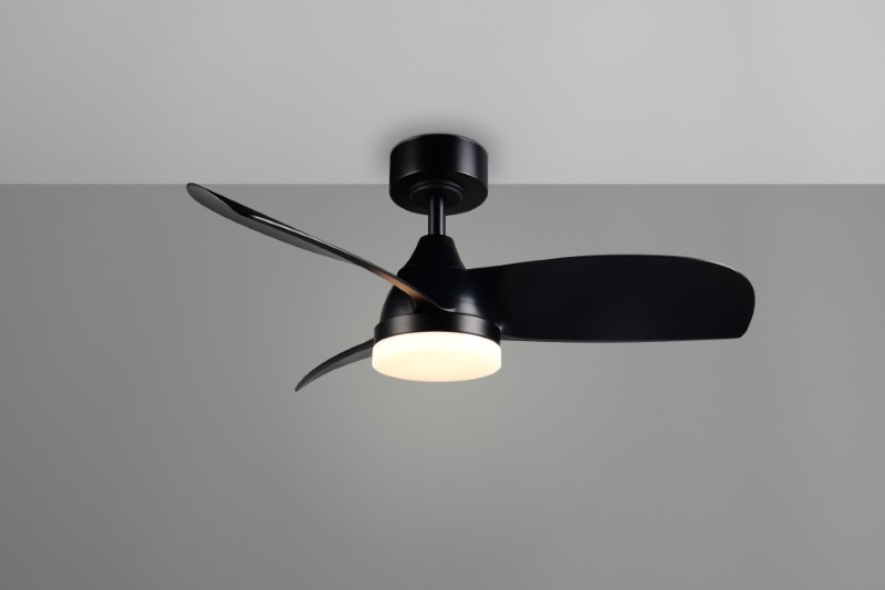 TRIO Reality R62732132 HELSINKI Stropný ventilátor s osvetlením D900mm SMD LED 20W/2500lm 2700-6000K čierna, diaľkový ovládač