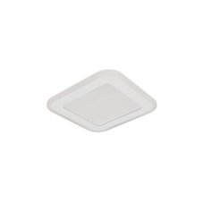 GLOBO 48919-12Q LAMELA stropné svietidlo LED 230x230mm 12W/750lm 4000K biela, zrkadlový 3D efekt