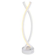 GLOBO 58457W HELA dotyková stolná lampička LED V410mm 1W/25lm 3000K biela, vrátane batérie CR18650 1800mAh, USB-A 2.0 - USB-C