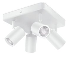 Philips Wiz Colors 8719514554559 IMAGEO stropné bodové svietidlo/spot 4xGU10 4x5W/345lm 2200-6500K+RGB biela