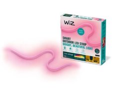 Philips WiZ Colors 8720169074859 Smart Outdoor Led LightStrip kit 5m Type C vonkajší LED pás 24W/630lm 2700-5000K+RGB IP65 (adaptér IP44) biela