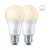 Philips WiZ Dimmable 871951455007 LED žiarovka 2-set E27 8W/806 lm A60 2700K