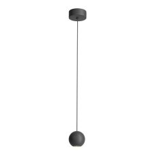 REDO 01-2808 OBO závesné svietidlo D70mm LED 8,5W/410lm 3000K čierna