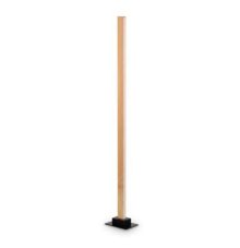 Ideal Lux 284484 CRAFT stojacia lampa LED V1610mm 26W 2500/2000lm 3000K čierna, drevo, stmievateľné