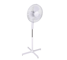 R024-01 TRIO RL BERGEN stojanový otočný ventilátor s možnosťou naklápania 105-128 cm 40W IP20 biela