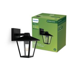 Philips 8720169351370 Kinno vonkajšie nástenné svietidlo 1xE27 IP44 čierna