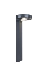 LUTEC 6906703335 DISO solárne svietidlo záhradný LED stĺpik 2W 4000K IP44 šedá