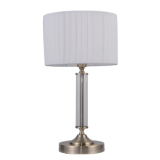 ITALUX TB-28343-1 Ferlena stolná lampa 1xE14 V450mm starožitná bronzová, biela