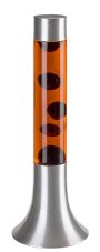 RABALUX 76026 Poppilol lávová lampa D55mm LED 25W/34lm 3000K strieborná, oranžová