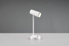 TRIO Reality R52661101 LENNY stolná lampička SMD LED V280mm 2,5W/230lm 3000+4000+6000K biela, nabíjateľná batéria