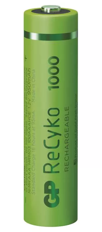 B2111 BATERIE GP ReCyko HR03/1,2V (AAA) 950mAh mikrotužková nabíjecí 1/2