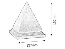 Rabalux 4096 soľná lampa lampička Vezuvius