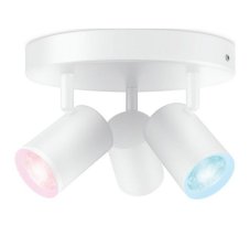 Philips Wiz Colors 8719514554511 IMAGEO stropné bodové svietidlo/spot 3xGU10 3x5W/345lm 2200-6500K+RGB biela