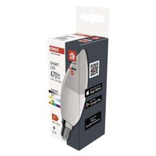 Emos ZQZ322R LED žiarovka E14 GoSmart sviečka 4,8W 470lm 2700–6500K