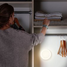 Rabalux 5730 Milo nočné LED svietidlo 72mm 0,5W/30lm 4000K IP20 s pohybovým senzorom biela