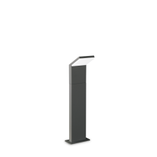 Ideal lux 322599 OUTDOOR STYLE vonkajšie stojanové svietidlo/stĺpik LED V500mm 9W 1100/830lm 4000K IP54 antracitová