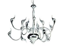 AZZARDO AZ0043 DECOline SNAKE 2 CHROME stropné závesné svietidlo 15xG4 10W IP20 chróm