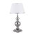 Italux TL-1825-1-CH stolové svietidlo Letto D350mm 1x60W E27 chróm, biela