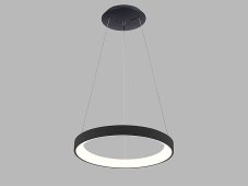 LED2 3271853 BELLA SLIM P závesné svietidlo LED D480mm 38W/2660lm 3000K/4000K čierna
