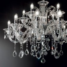 Závesné svietidlo/Luster Ideal lux 114170 COLOSSAL SP15 TRASPARENTE 15xE14 40W
