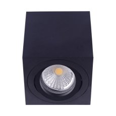 EMITHOR 48609 ALUX 80 mm povrchové bodové svietidlo 1xGU10/MAX 50W, IP20, čierna