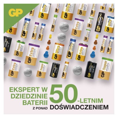 B1376 Baterie GP alkalická knoflíková LR44, výhodné balení 5ks