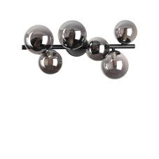 Ideal Lux 309262 PERLAGE stropné svietidlo 6xG9 čierna, dymová
