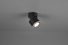TRIO 652910132 TAURUS stropné/zápustné bodové svietidlo LED D87mm 3,5W/340lm, 1,5W/110lm 3000K matná čierna