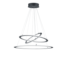 TRIO 321910342 DURBAN závesné svietidlo LED D600mm 75W/8000lm 3000K antracitová, switchdimmer