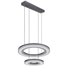 GLOBO 67191-50 BLASIUS závesné svietidlo D500mm LED 50W/1800lm 2700-6000K čierna, diaľkový ovládač