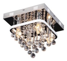 RABALUX 2238 Pallas stropné svietidlo LED 23W/1470lm 4xE14 4000K chrómová, biela