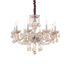 Závěsné svítidlo / Luster Ideal lux 166889 ROSE SP8 8xE14 40W chrom