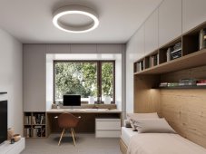 LED2 1273751DT SATURN SLIM stropné svietidlo LED D800mm 60W/4200lm 3000-4000K TRIAC biela