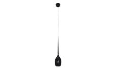 AZZARDO AZ0130 DECOline IZZA 1 BLACK stropné závesné svietidlo 1xE14 50W IP20 lesklá čierna