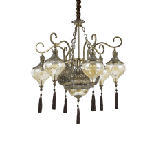 Závesné svietidlo Ideal lux 116006 HAREM SP9 9xE27 60W leštený