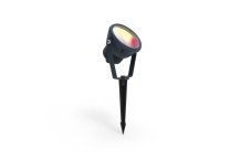 LUTEC CONNECTE 6602903424 MINI LETO exteriérové zapichovacie svietidlo LED 8W 400lm 2700-6500K+RGB IP65 tmavá šedá