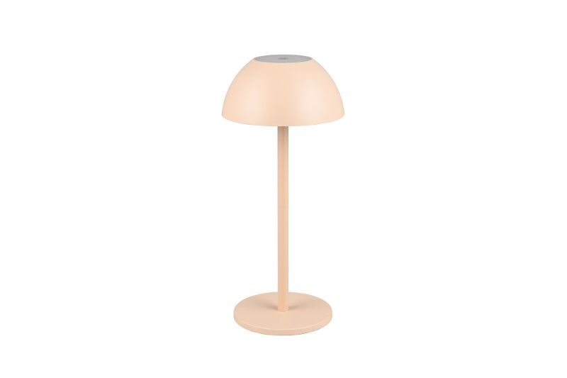 TRIO Reality R54106166 RICARDO vonkajšia dotyková stolná lampa SMD LED V300mm 1,7W/240lm 3000K IP54 piesková, nabíjateľná batéria, USB-C port