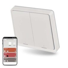 EMOS H5012 GoSmart Prenosný 2-tlačidlový ovládač scén biela